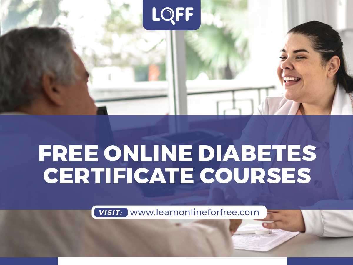 7 Best Free Online Diabetes Certificate Courses Learn Online for Free