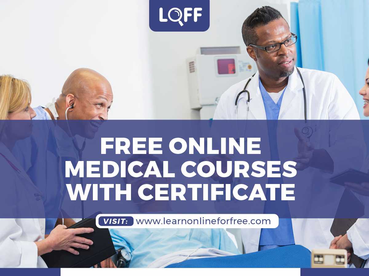 Free online medical courses with certificate